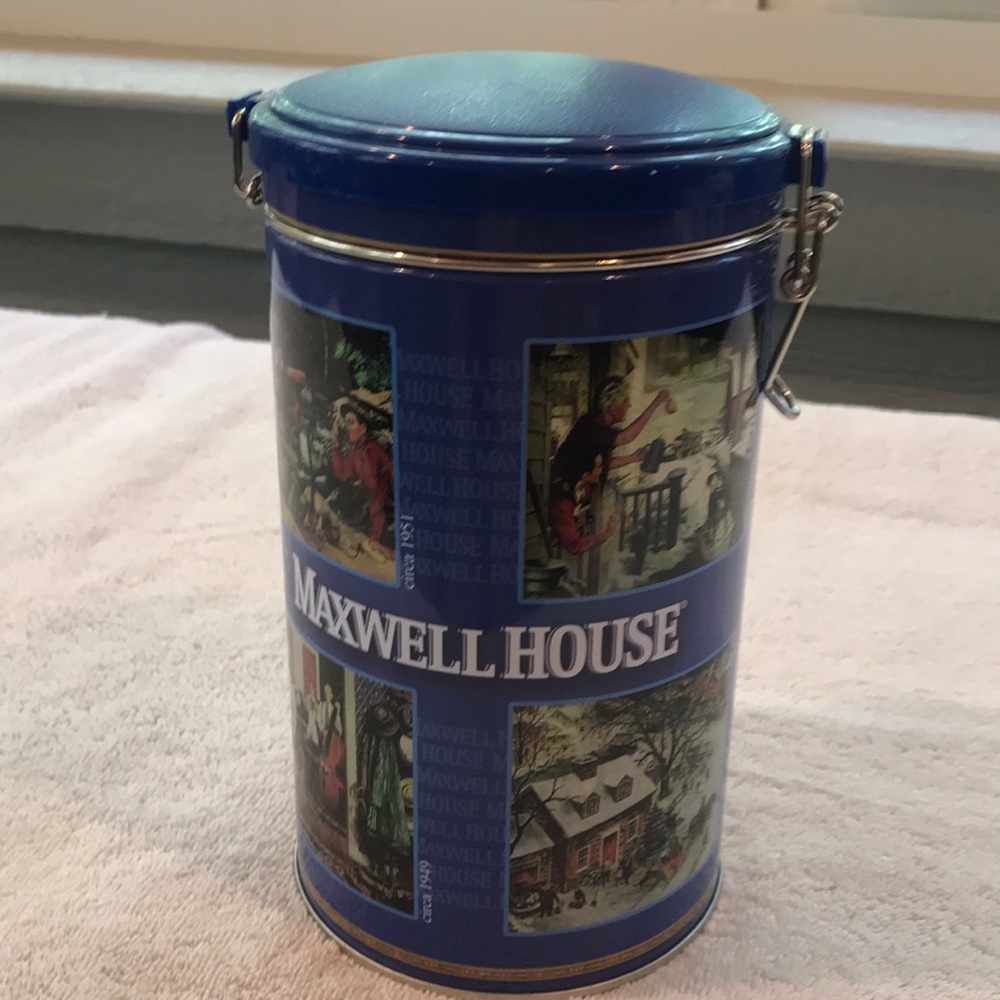 Maxwell House Coffee Canister Tin